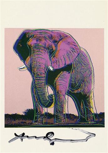 ANDY WARHOL (after) Endangered Species